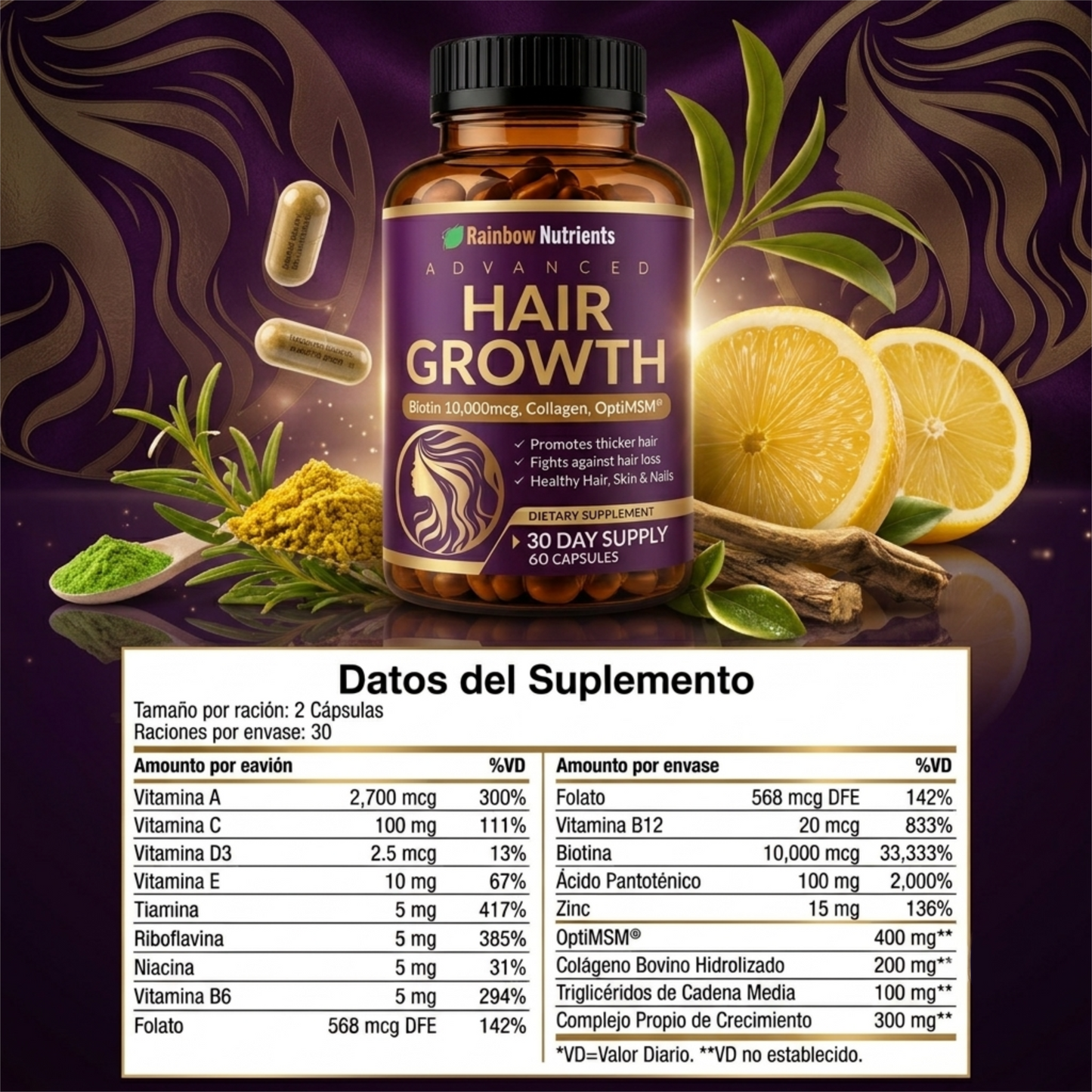 HAIR GROWTH - TRATAMIENTO CAPILAR