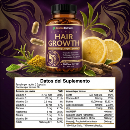 HAIR GROWTH - TRATAMIENTO CAPILAR